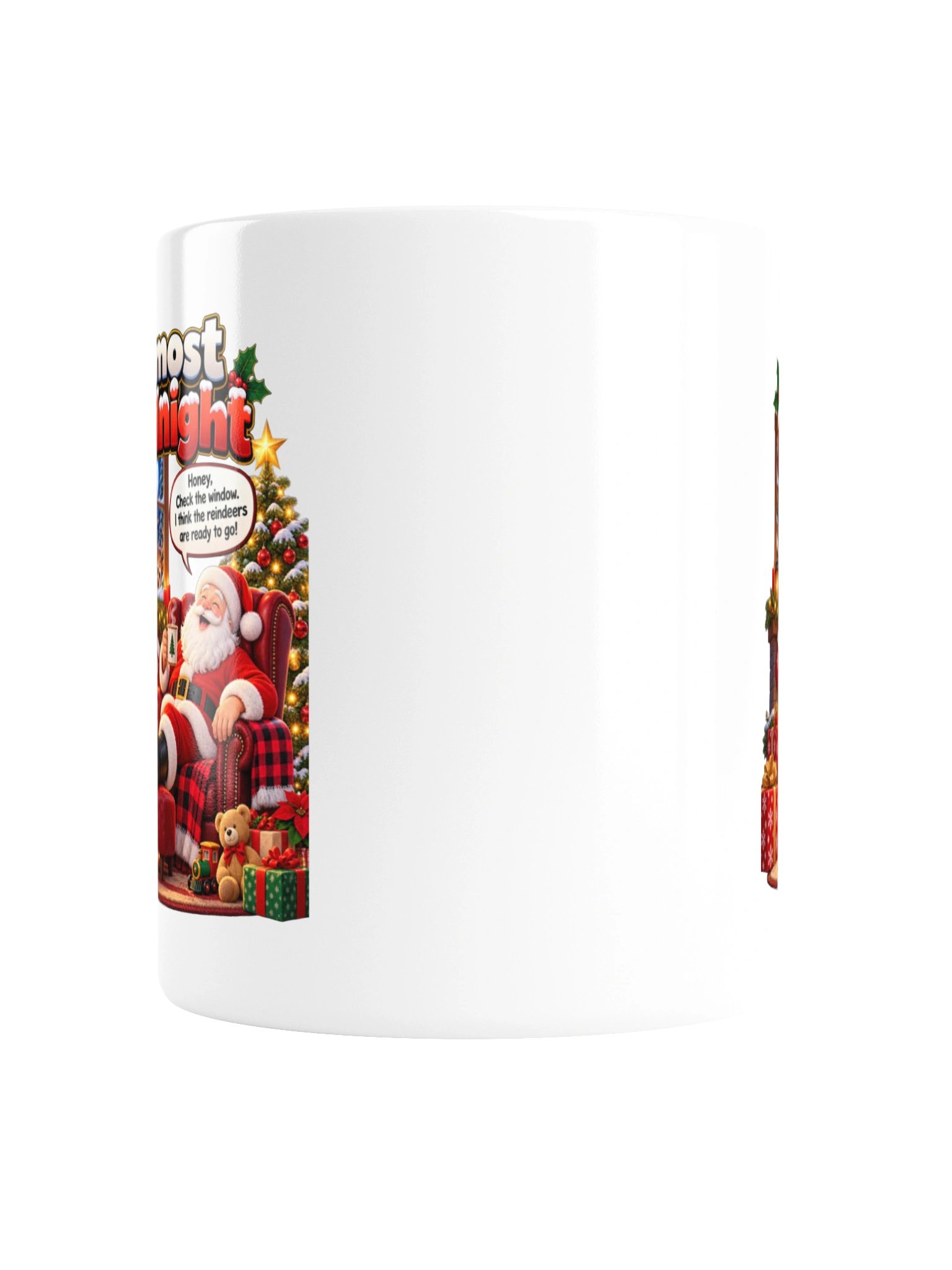 ALMOST MIDNIGHT — THE REINDEER ARE READY! MUG product image (4)