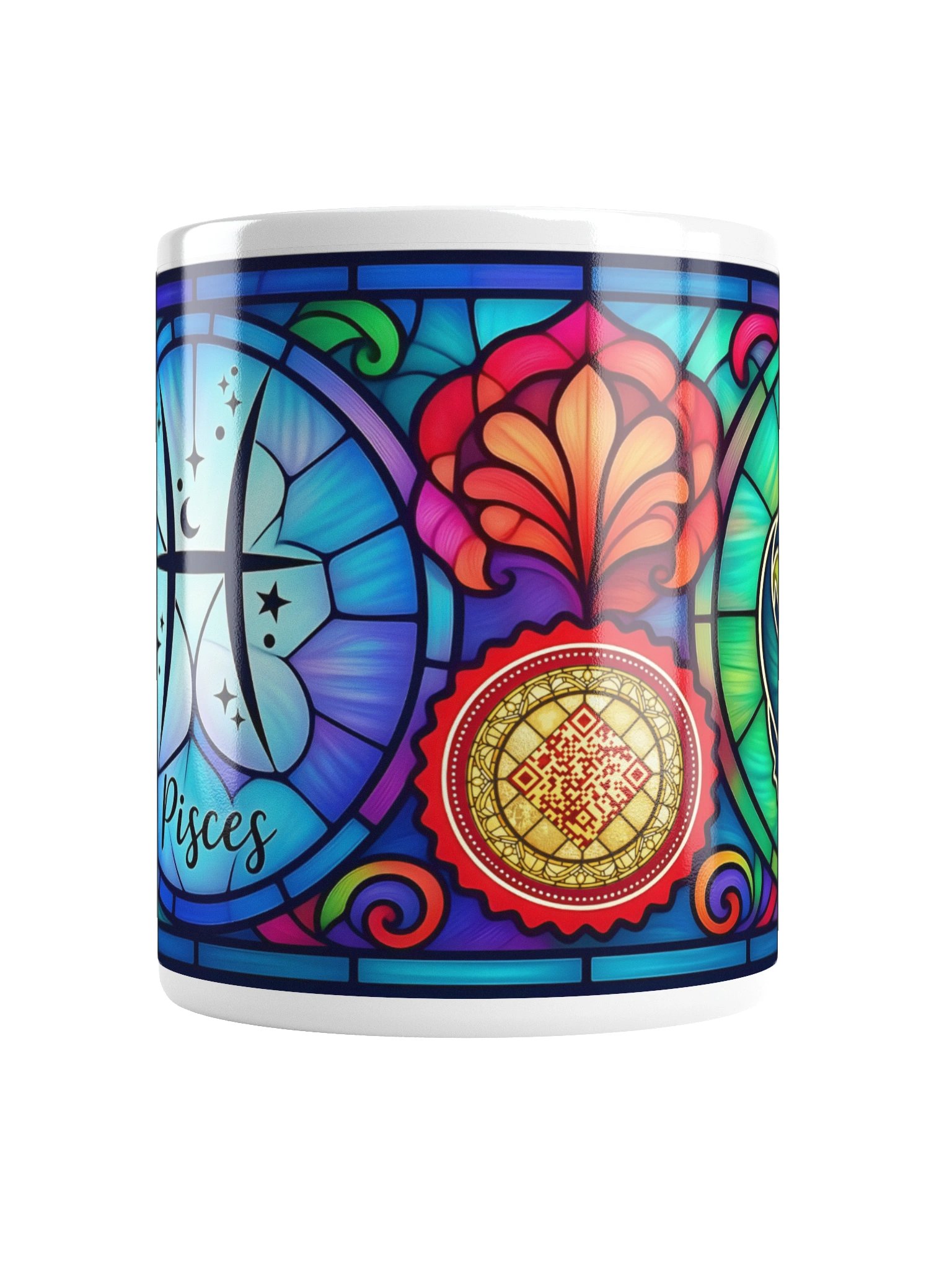 Pisces Gloss White Mug product image (6)