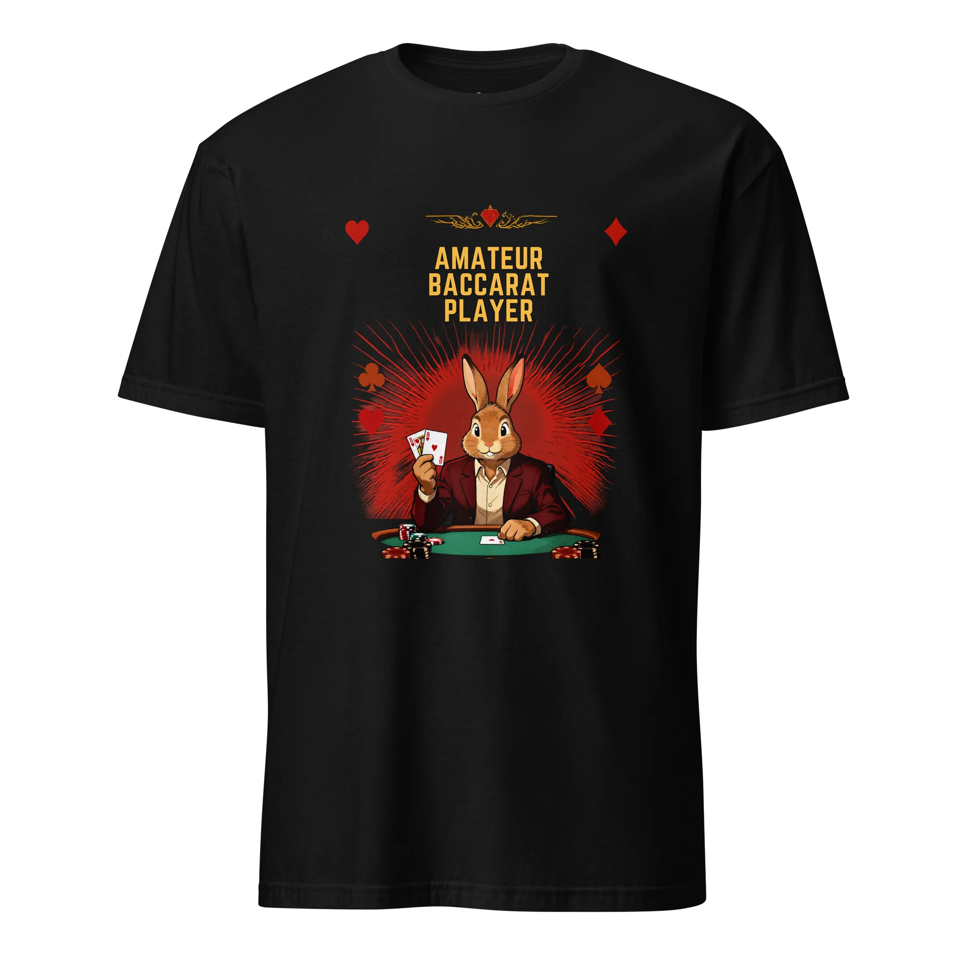 AMATEUR BACCARAT PLAYER RABBIT GRAPHIC TEE product image (1)