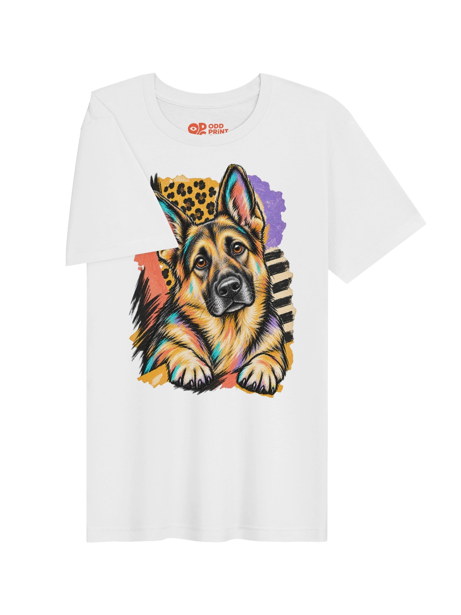 German Shepherd Sketch Art T-Shirt product image (4)