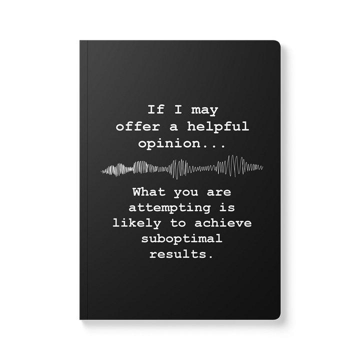 Suboptimal Results Quote Book (softcover) product image (1)