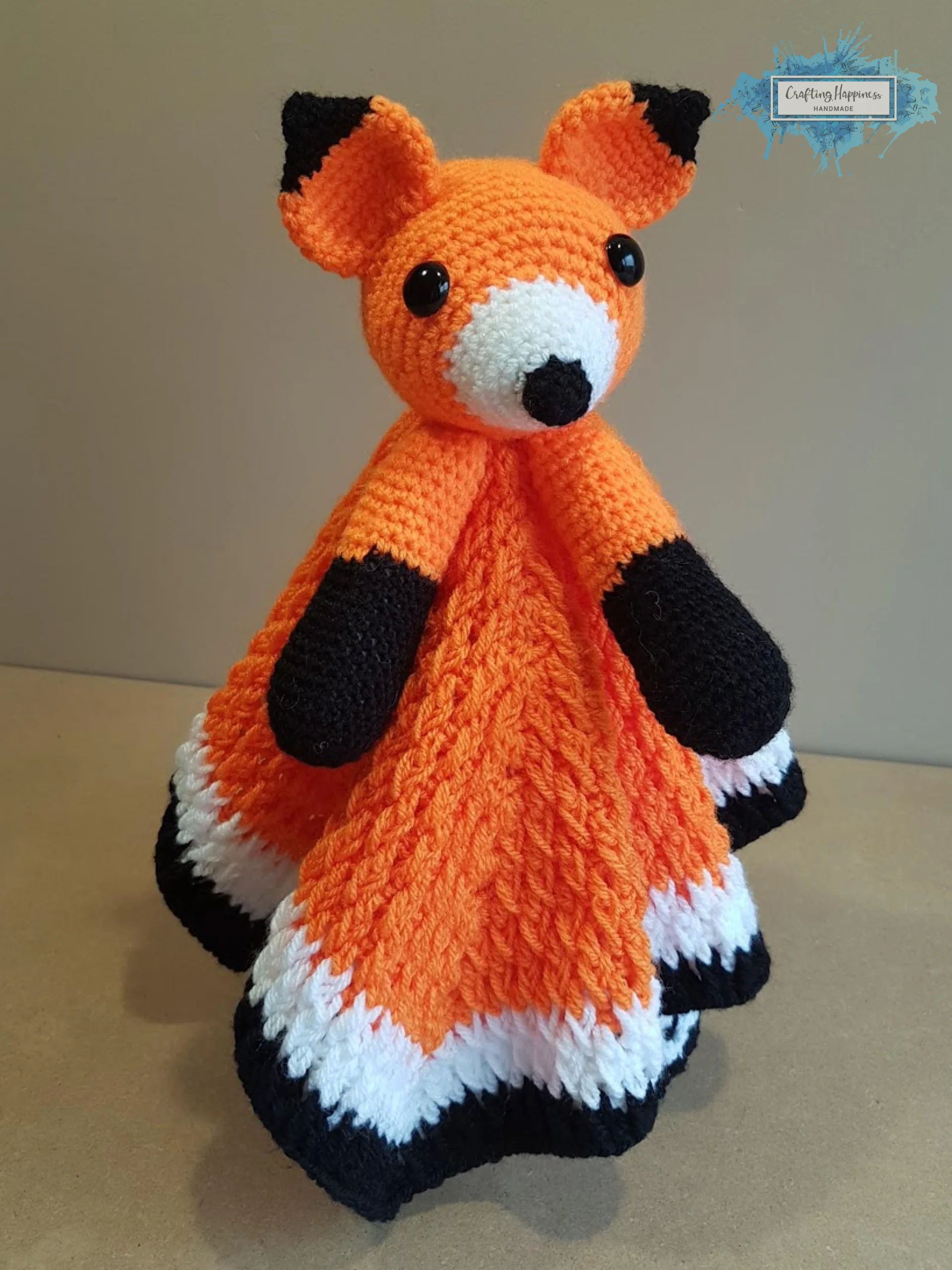 Crochet Fox Lovey Pattern – Beginner & Intermediate Options PDF Pattern - Crafting Happiness product image (3)