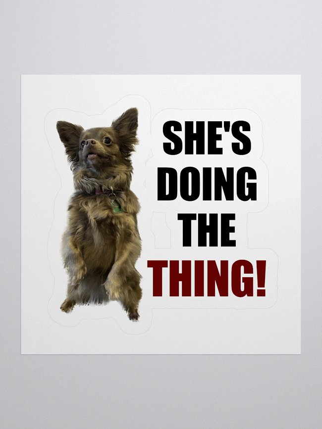 She's Doing The Thing!
