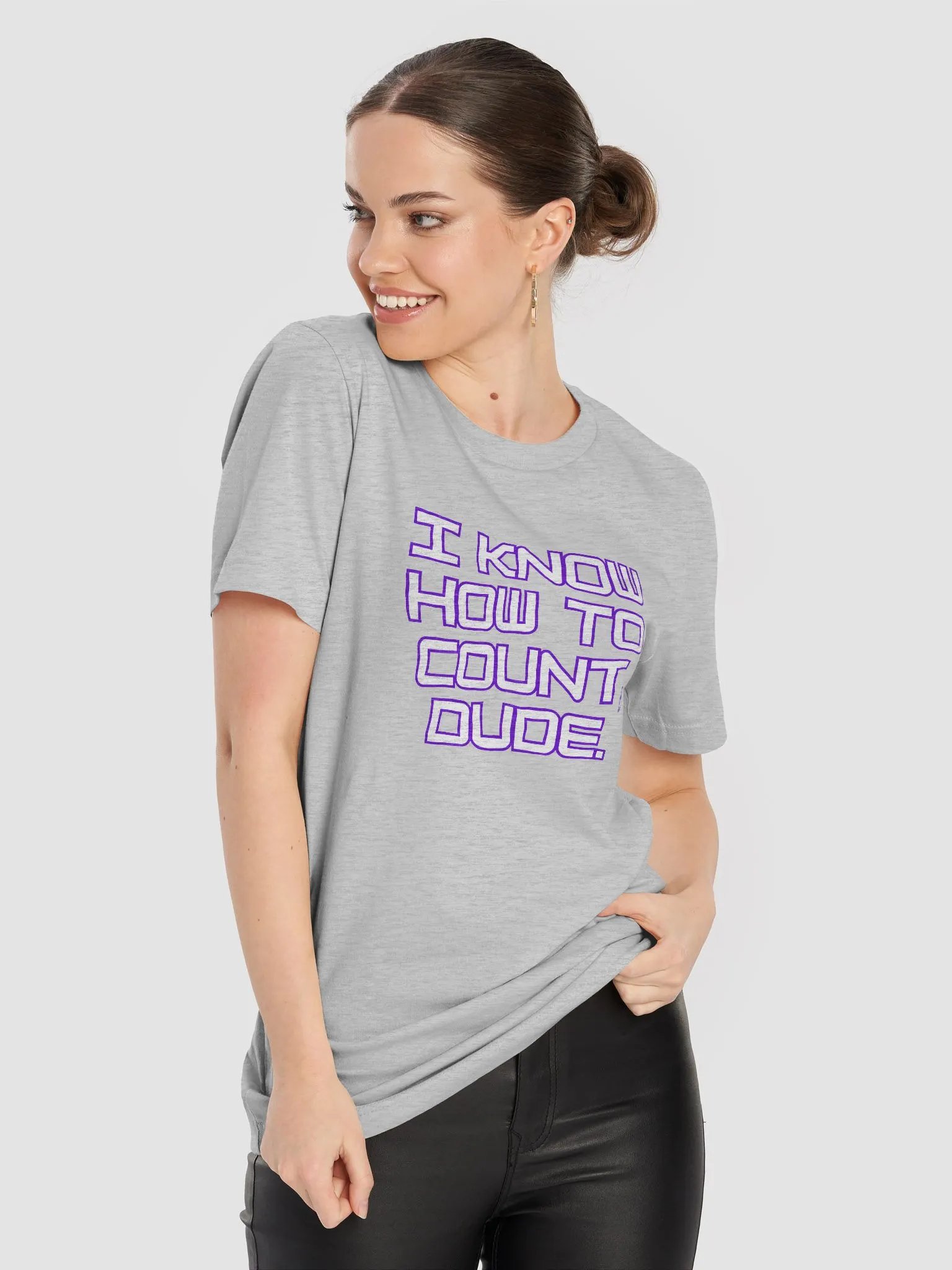 I KNOW HOW TO COUNT, DUDE !! BASIC TEE product image (8)