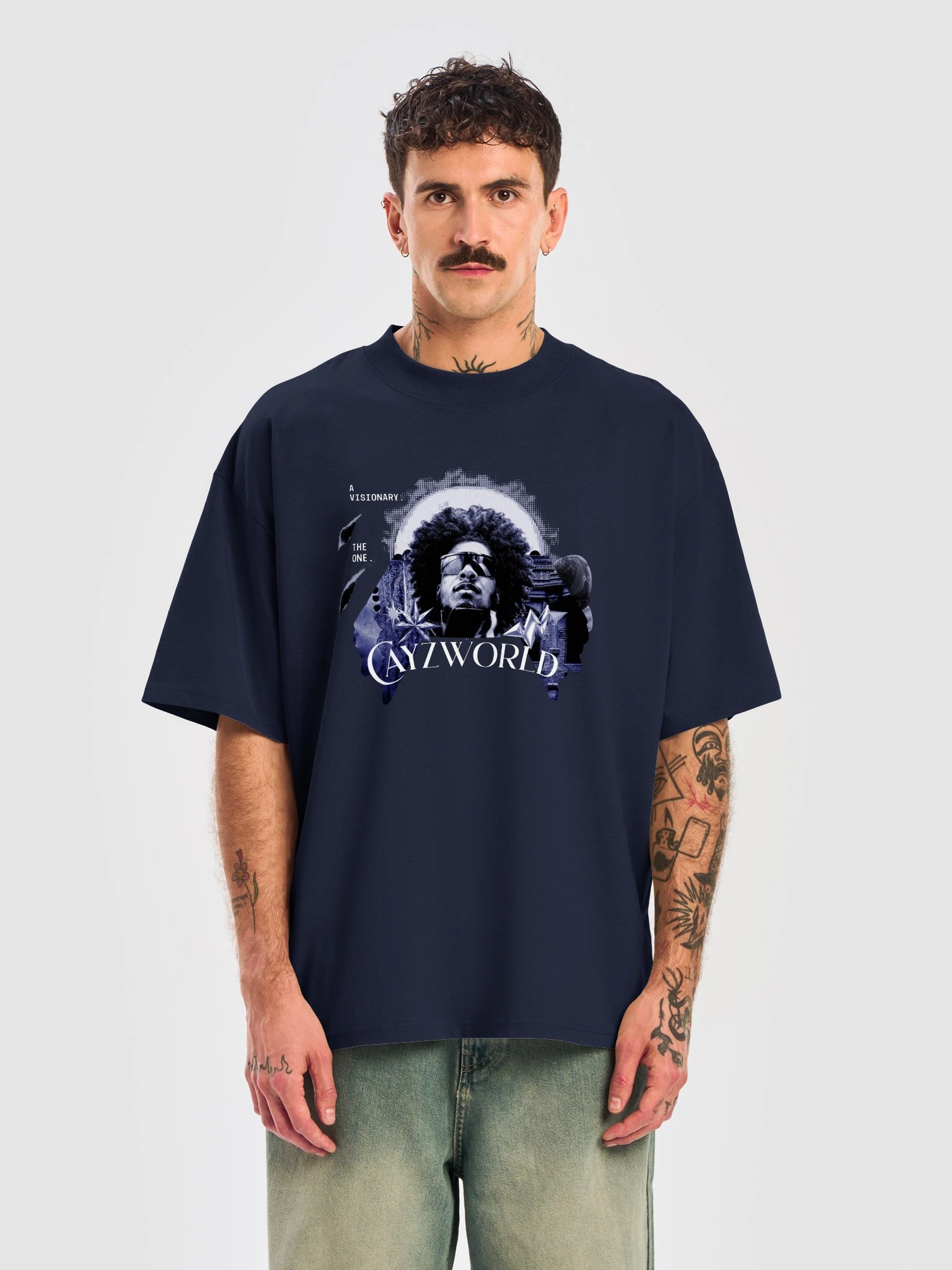 Cayzworld Oversized Graphic Tee product image (5)