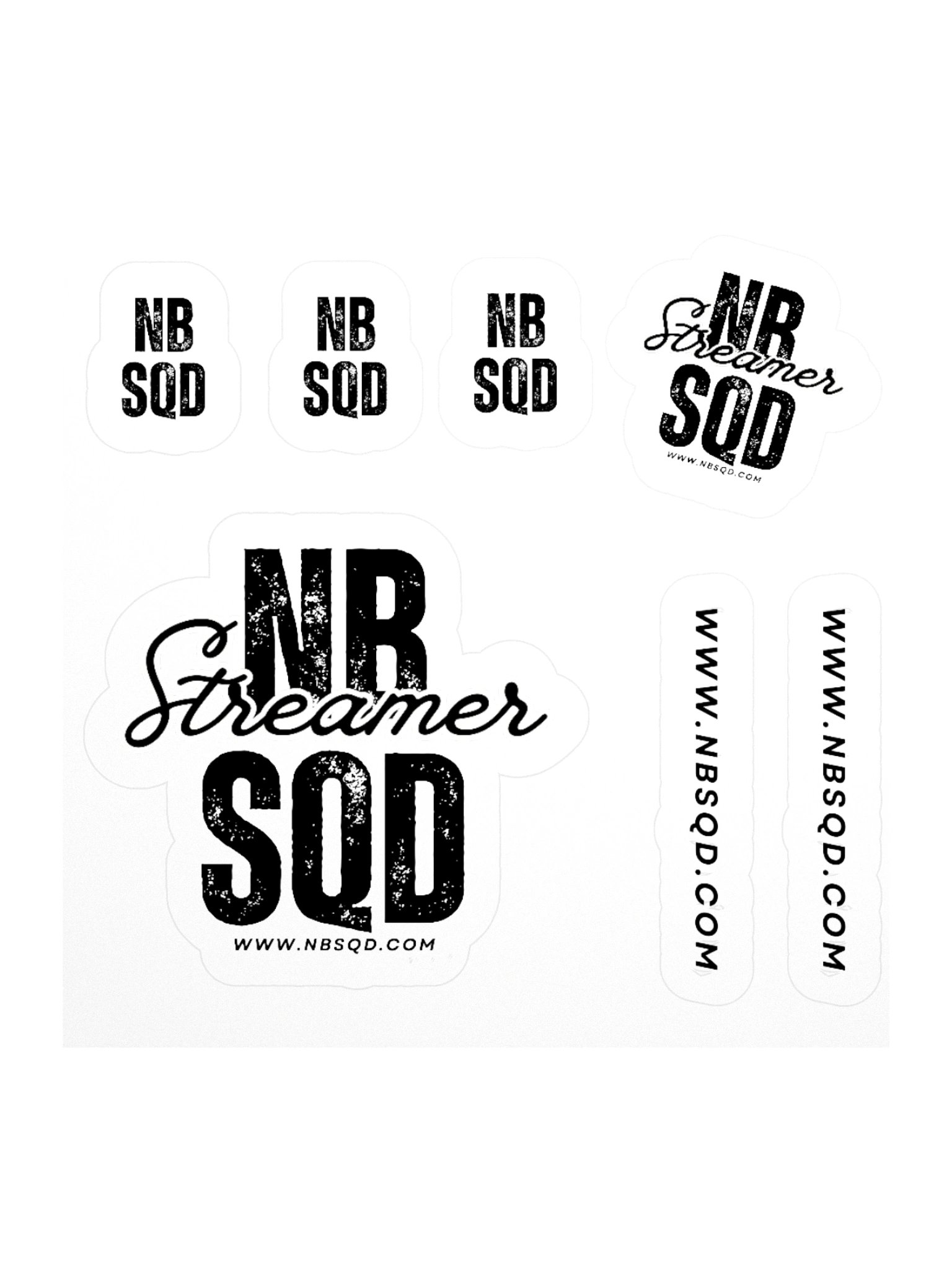 NBSQD Streamer / Gamer Sticker Pack – Rep the Squad. Rule the Game. product image (1)