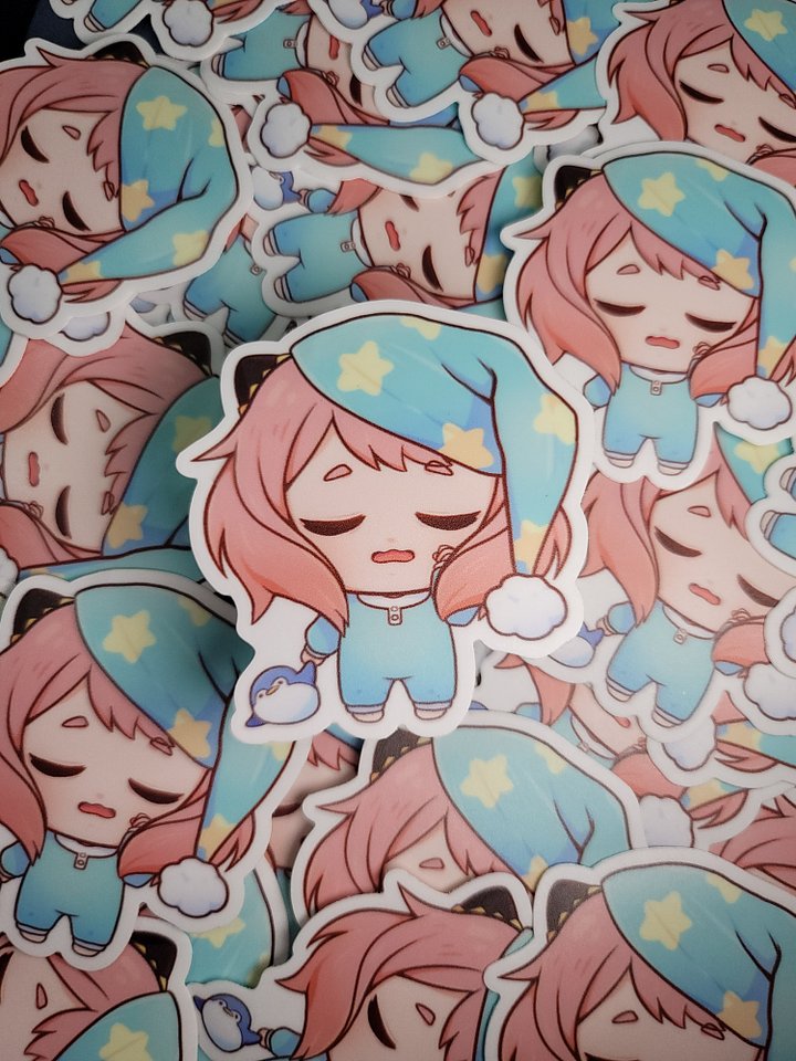 WoWoKo x Potato Fighers - Sleepy Anya - Sticker product image (1)
