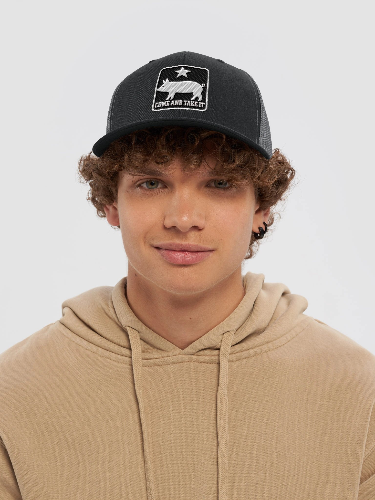 Gonzalez Flag Pig Hat (Black) product image (5)