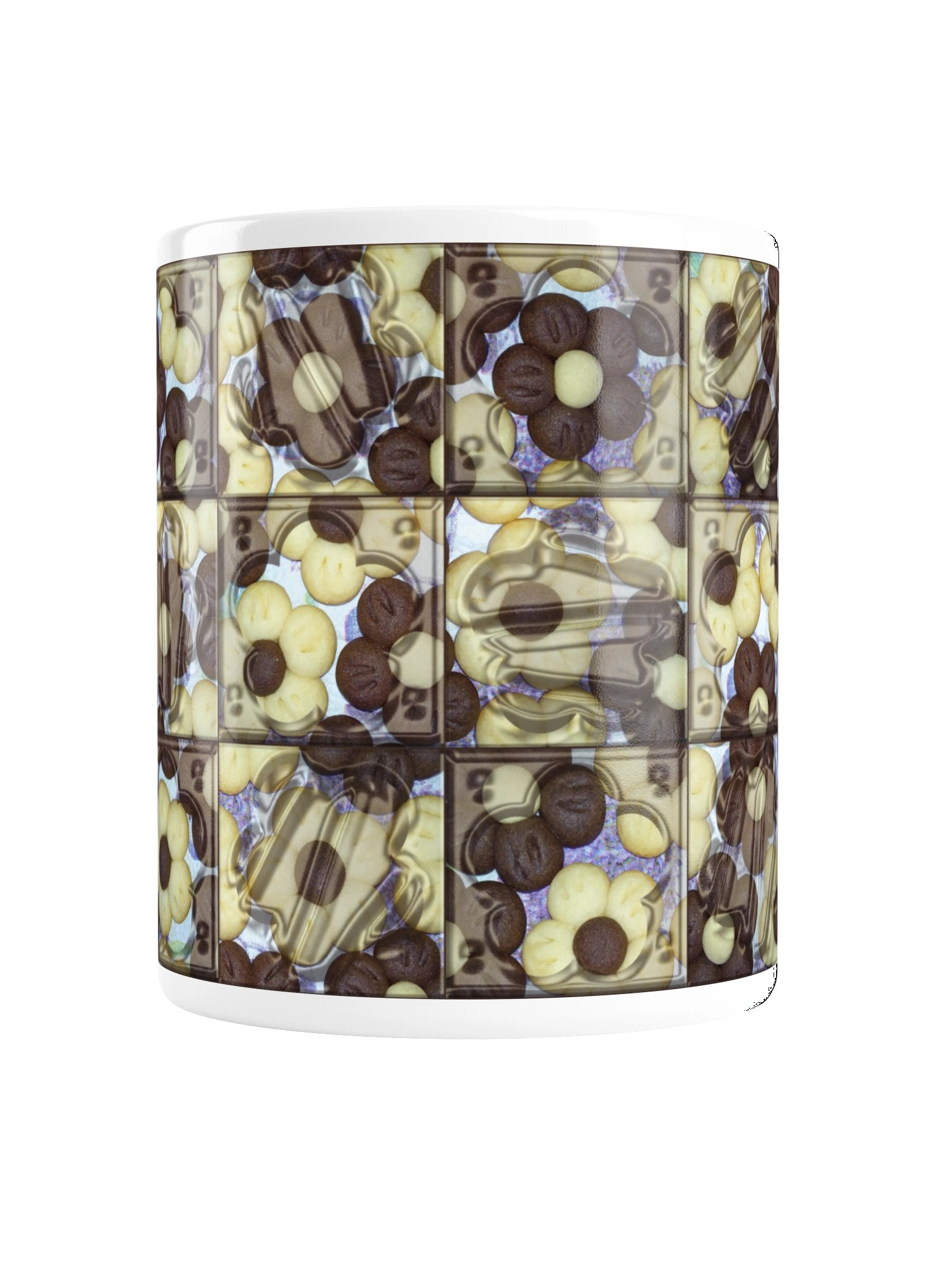 Mug Covered in Real Flower-Shaped Cookies product image (2)