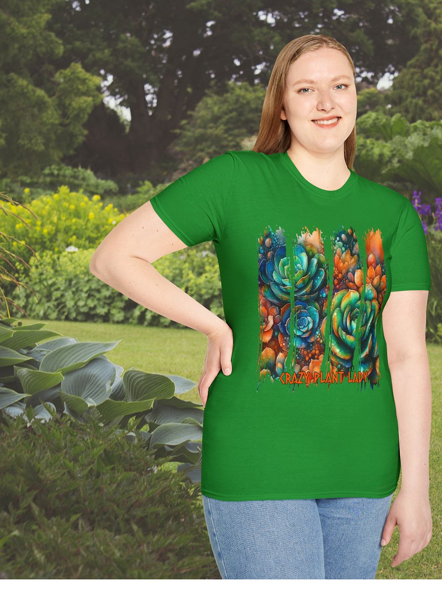 Crazy Plant Lady | Plant Lady T‑Shirt | Vintage Crazy Plant Lover Tee product image (2)