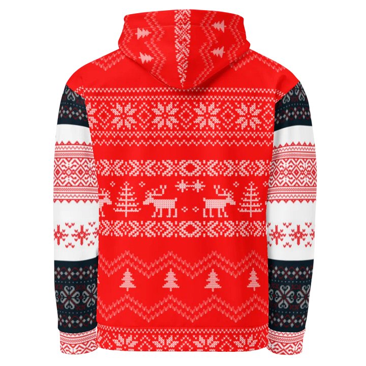 Festive Reindeer All-Over Hoodie product image (2)
