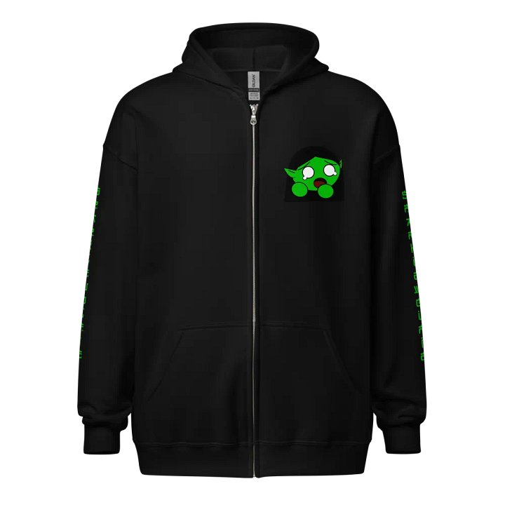 Scared Gremlin Zip-Up Hoodie product image (1)