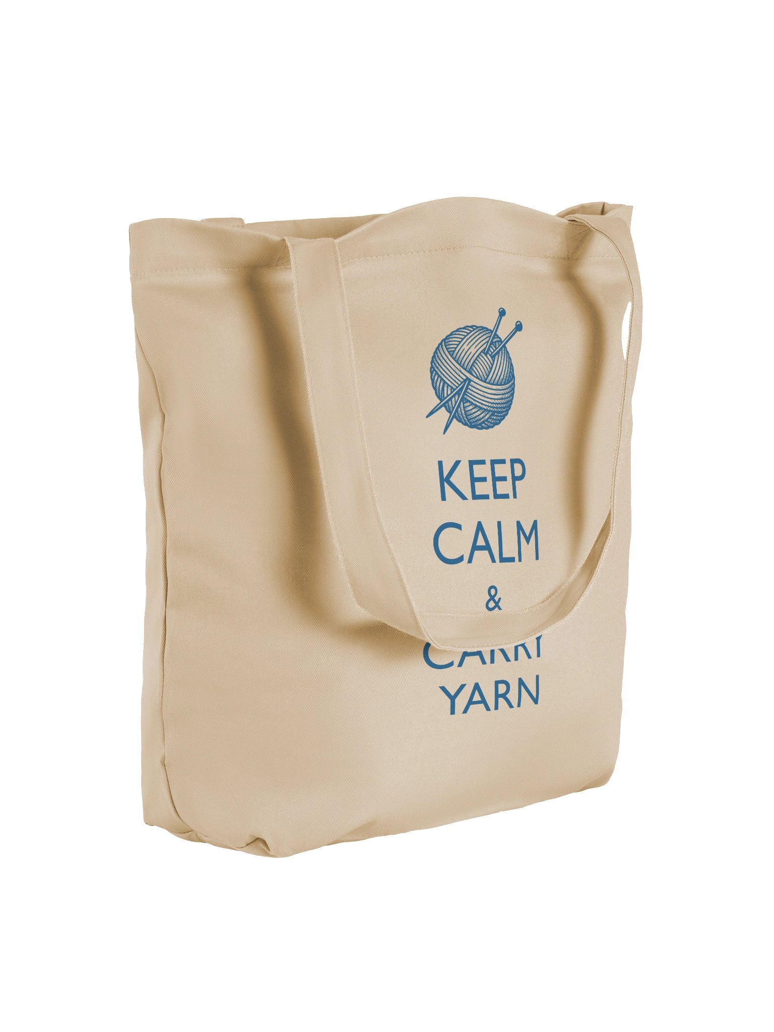 Keep Calm & Carry Yarn Knitting Tote Bag product image (4)