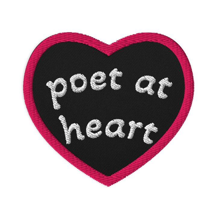 Poet At Heart Patch product image (1)