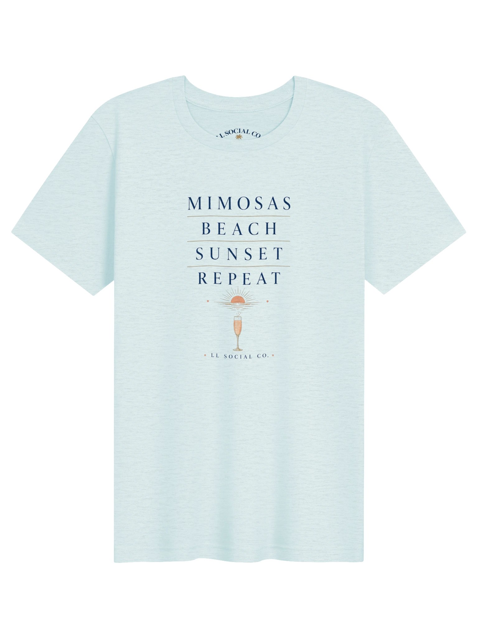 Mimosas Beach Sunset Repeat - Unisex Resort Tee product image (61)