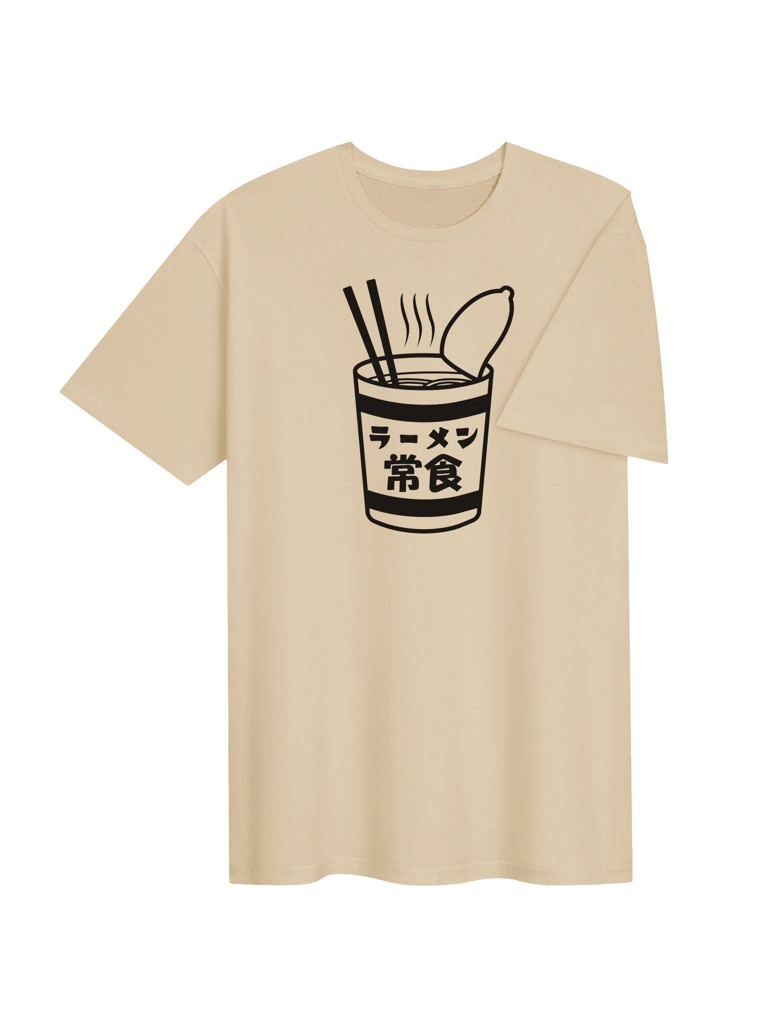 Ramen, Daily Food (Black Print) - Unisex Adult Super Soft Lightweight T-shirt product image (3)
