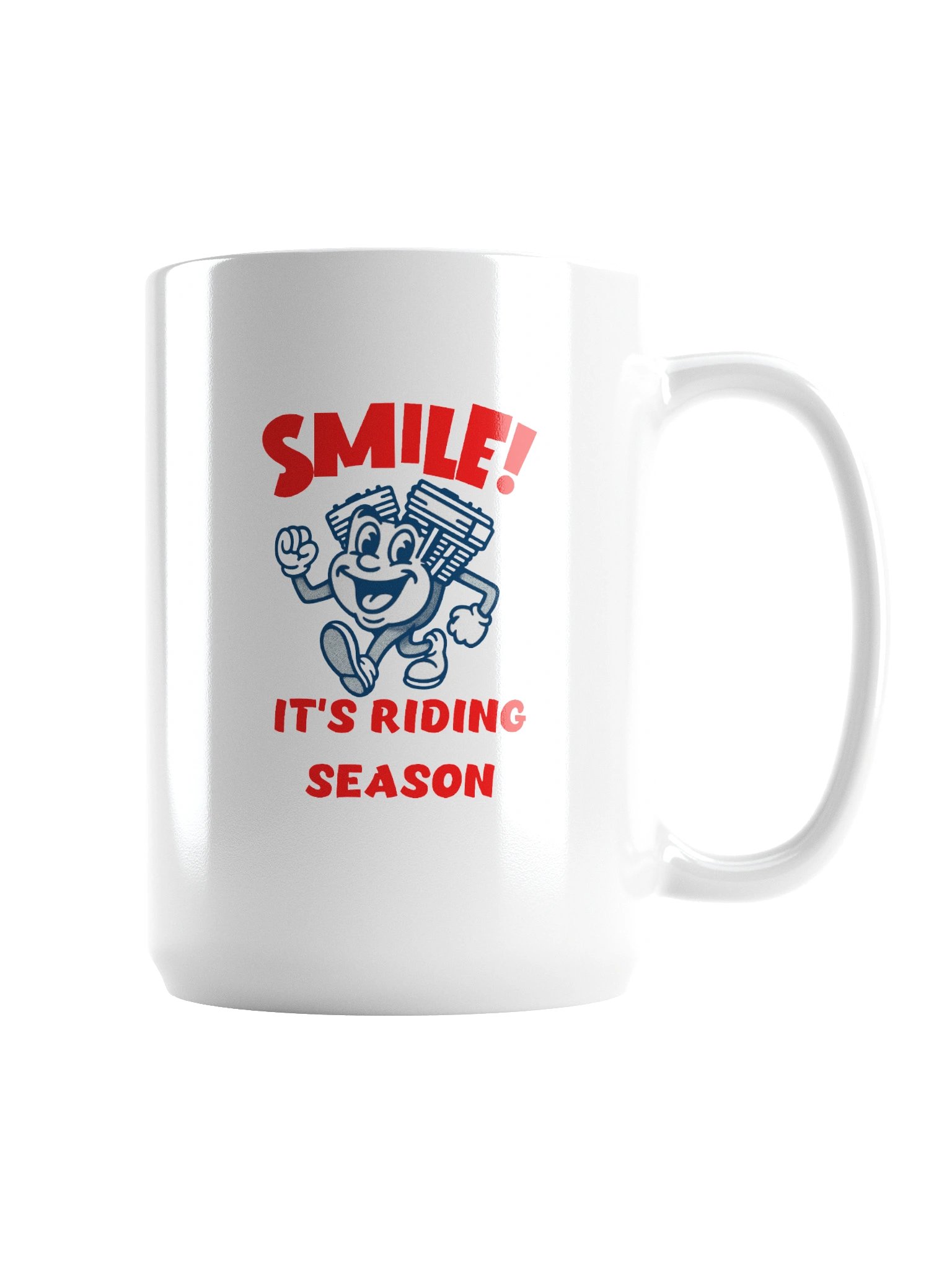 Throttle & Iron “Smile!” Mug — Riding Season Edition product image (2)