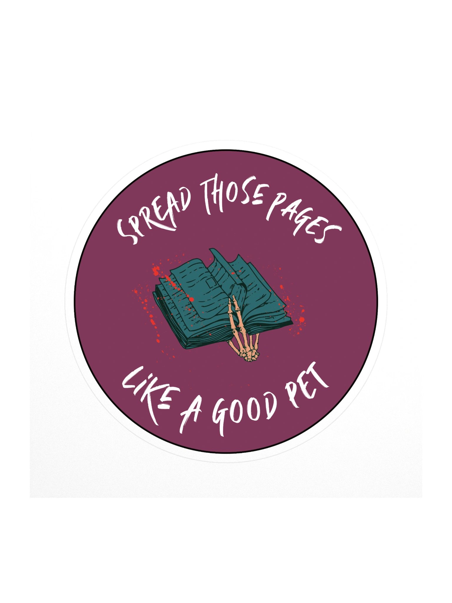 Spread Those Pages Sticker product image (1)
