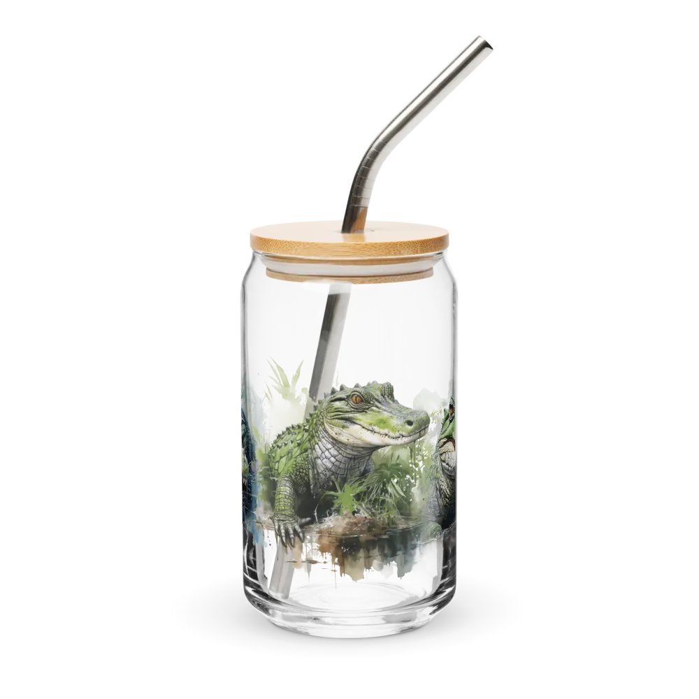 Alligator Can Shaped Glass product image (1)