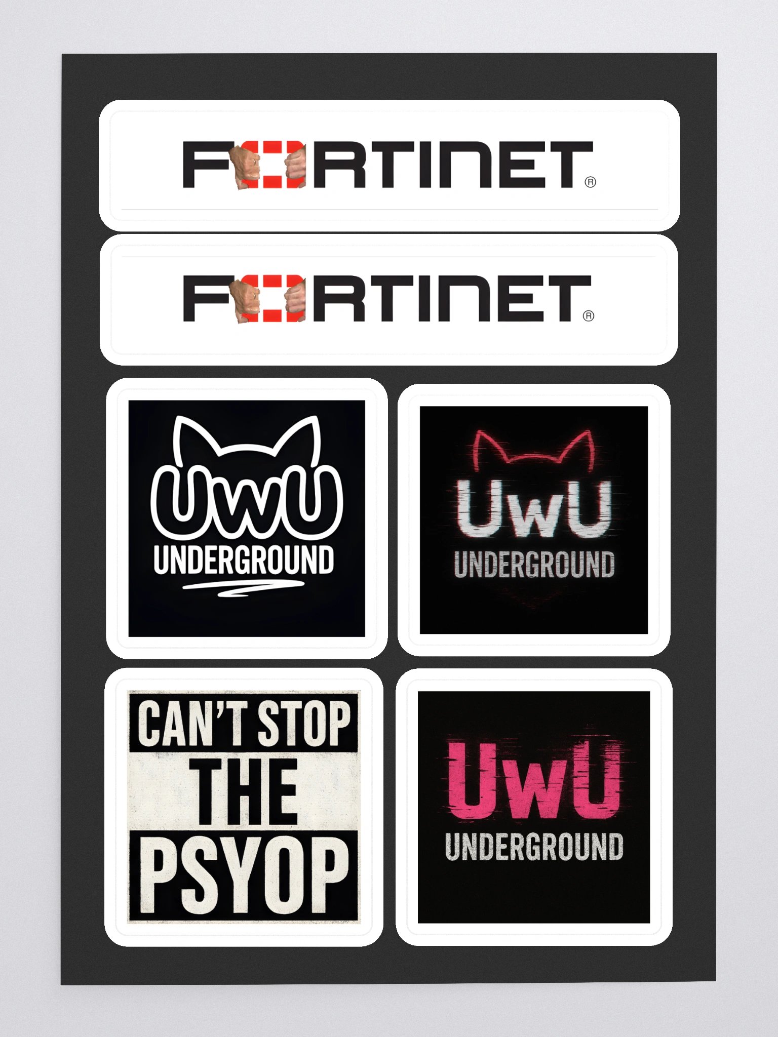 UwU Underground Mayhem Stickers product image (3)