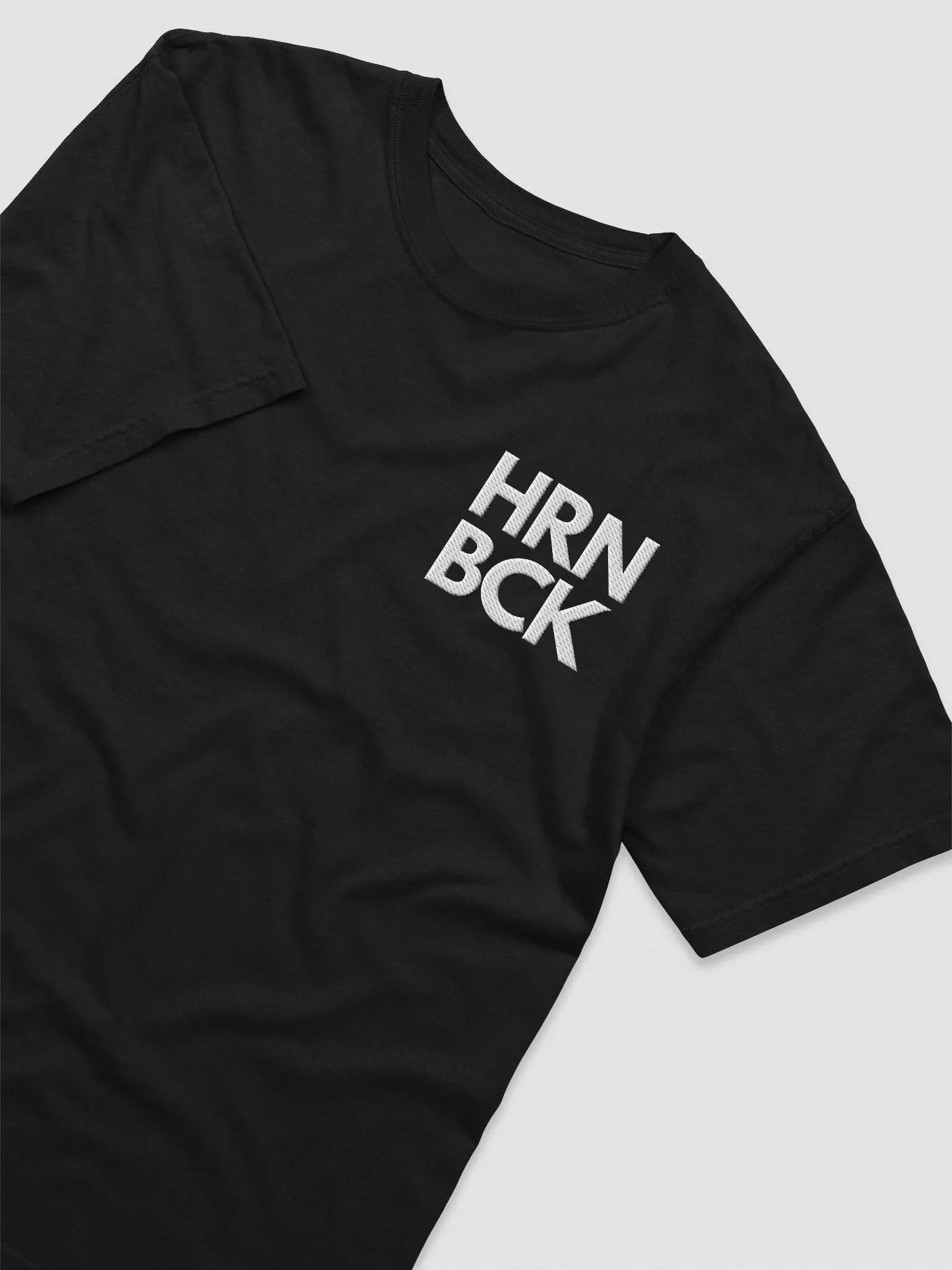 HRNBCK T-SHIRT – Original Black Edition (gestickt) product image (3)