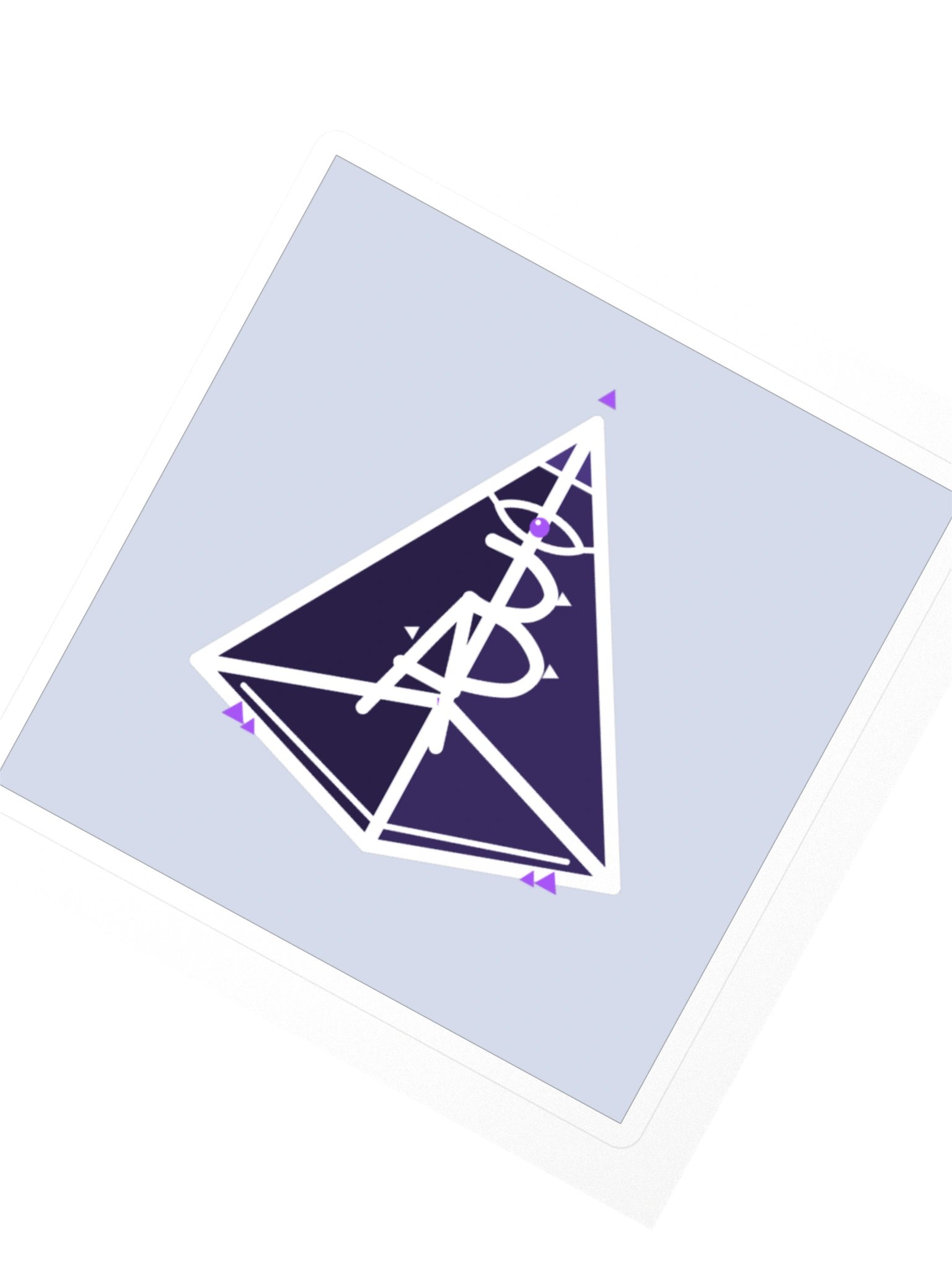 AP-3 Pyramid — Block Sticker product image (2)