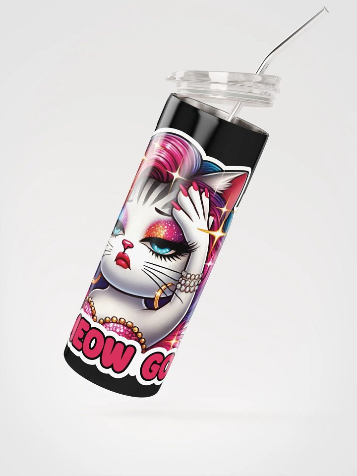 Oh Meow God! 20oz/600ml Slim Tumbler product image (4)