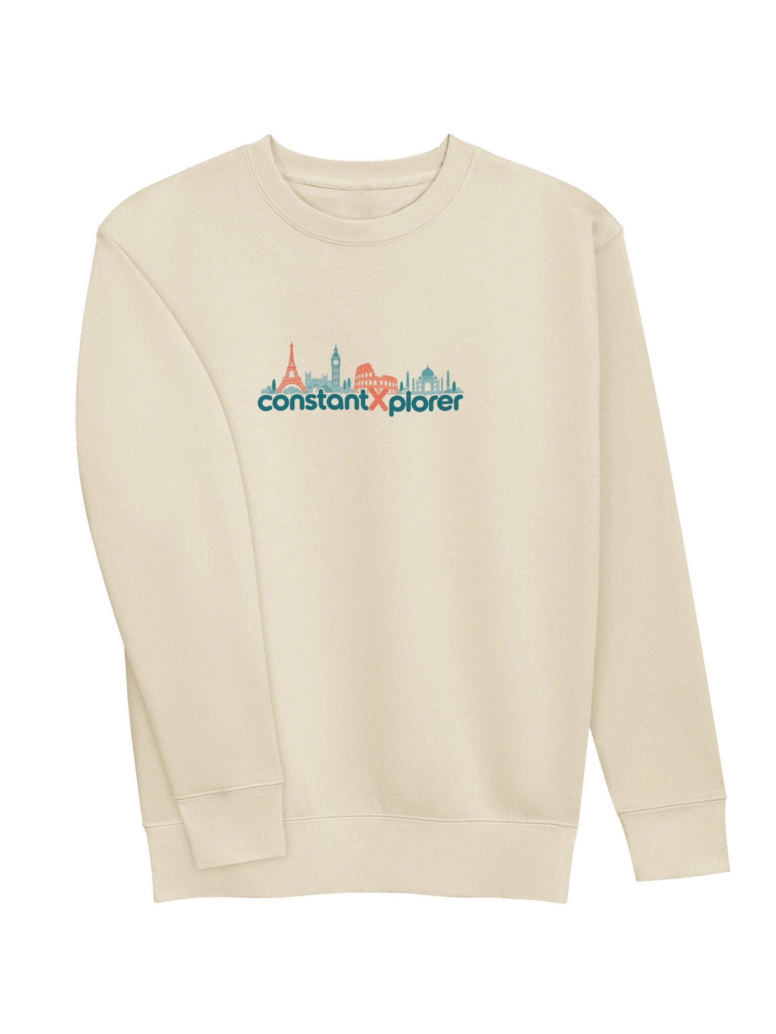 constantXplorer Crewneck Sweatshirt, Bone, Big Skyline product image (3)