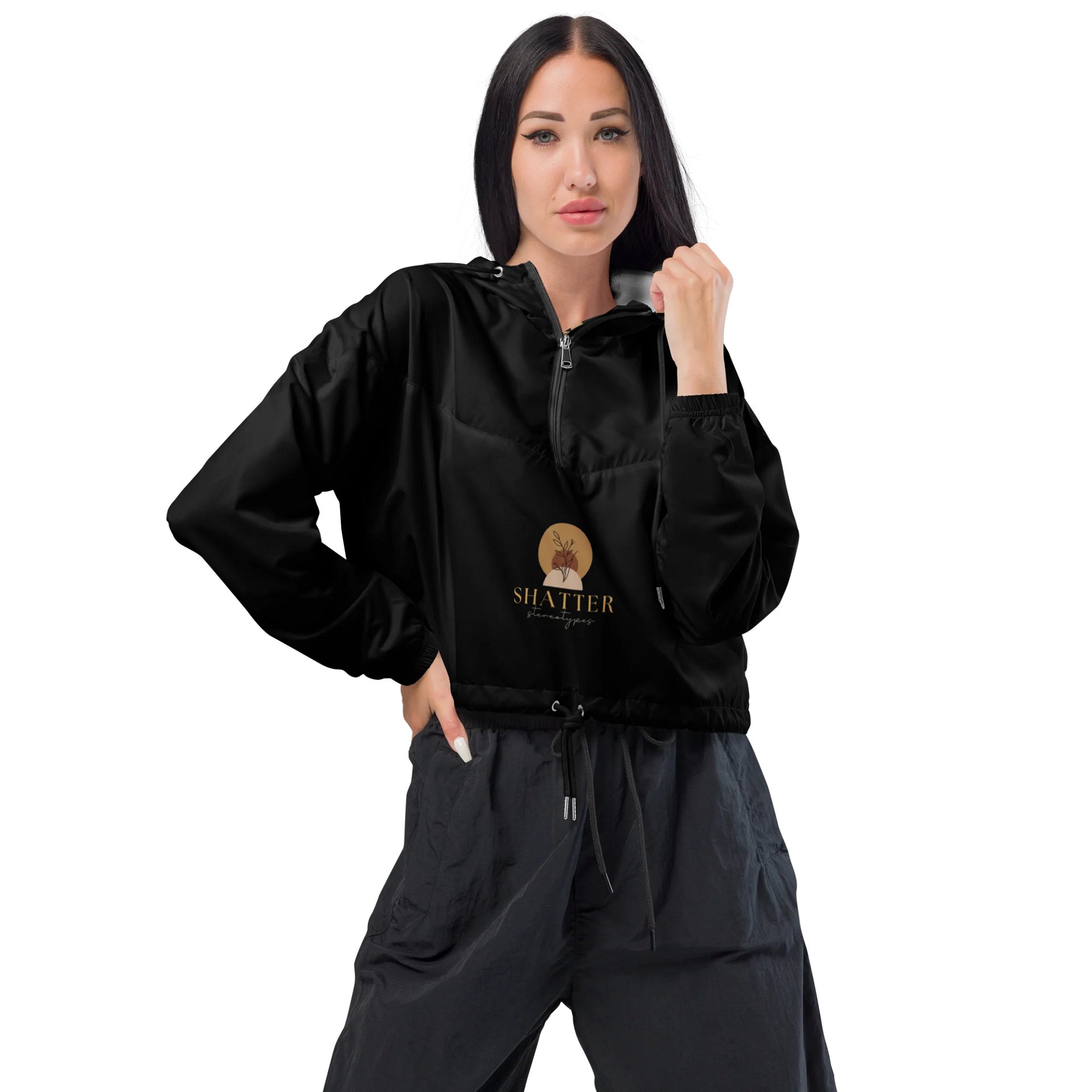 Women's Cropped Windbreaker WCFB0109 product image (1)