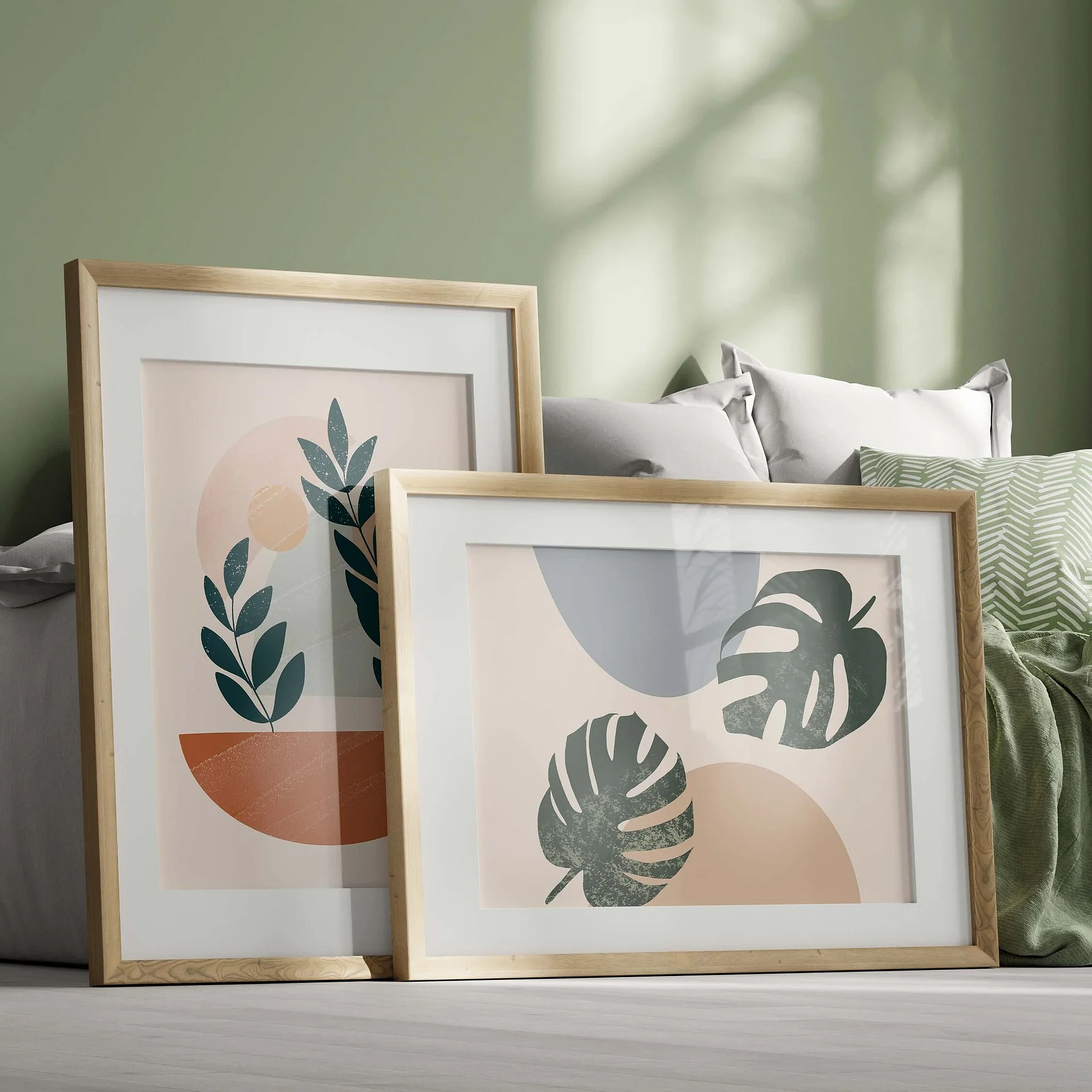 Boho Wall Art Bundle, Mid Century Art Prints, Set of 12 product image (8)
