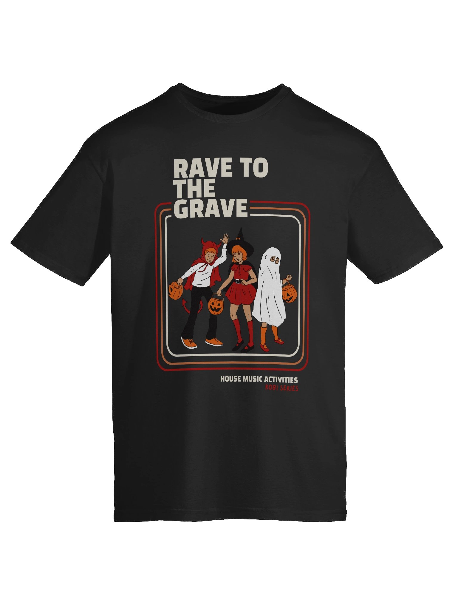 Rave to the Grave Halloween Unisex T-Shirt product image (11)