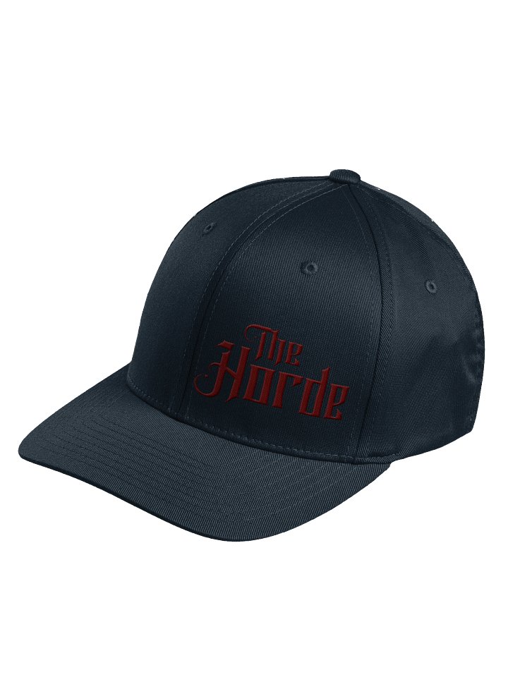 Red lettered Horde fitted Cap product image (13)
