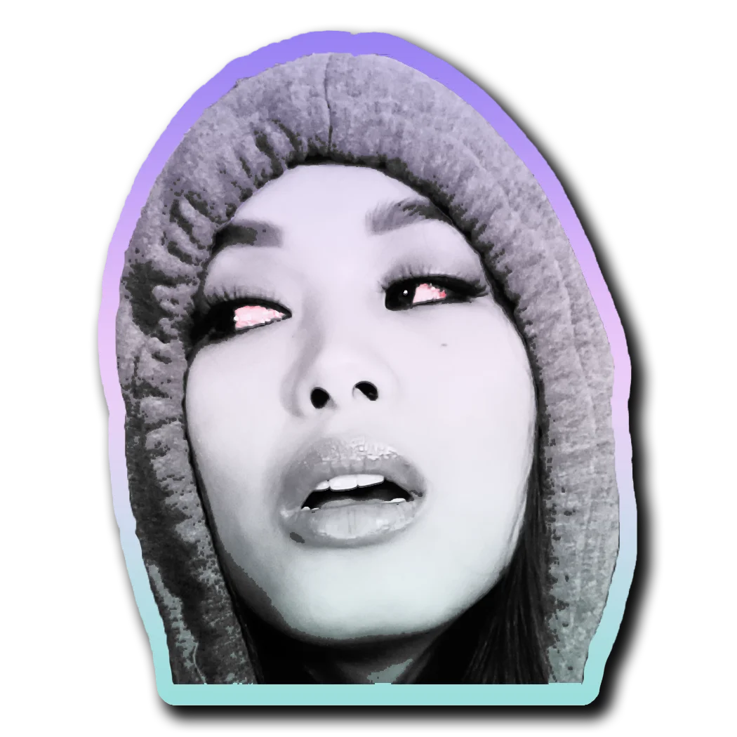 Sticker - raquel420 holographic product image (1)