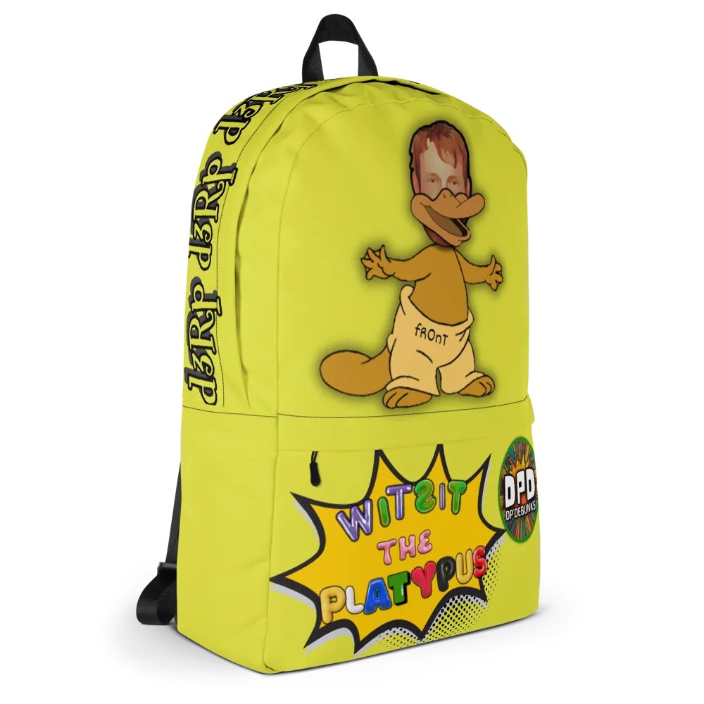 Witsit the Platypus - GOLDEN SHOWER EDITION Adventure Backpack product image (3)