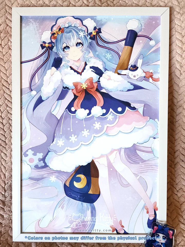 Winter Miku - 11 x 17 Large Print product image (2)