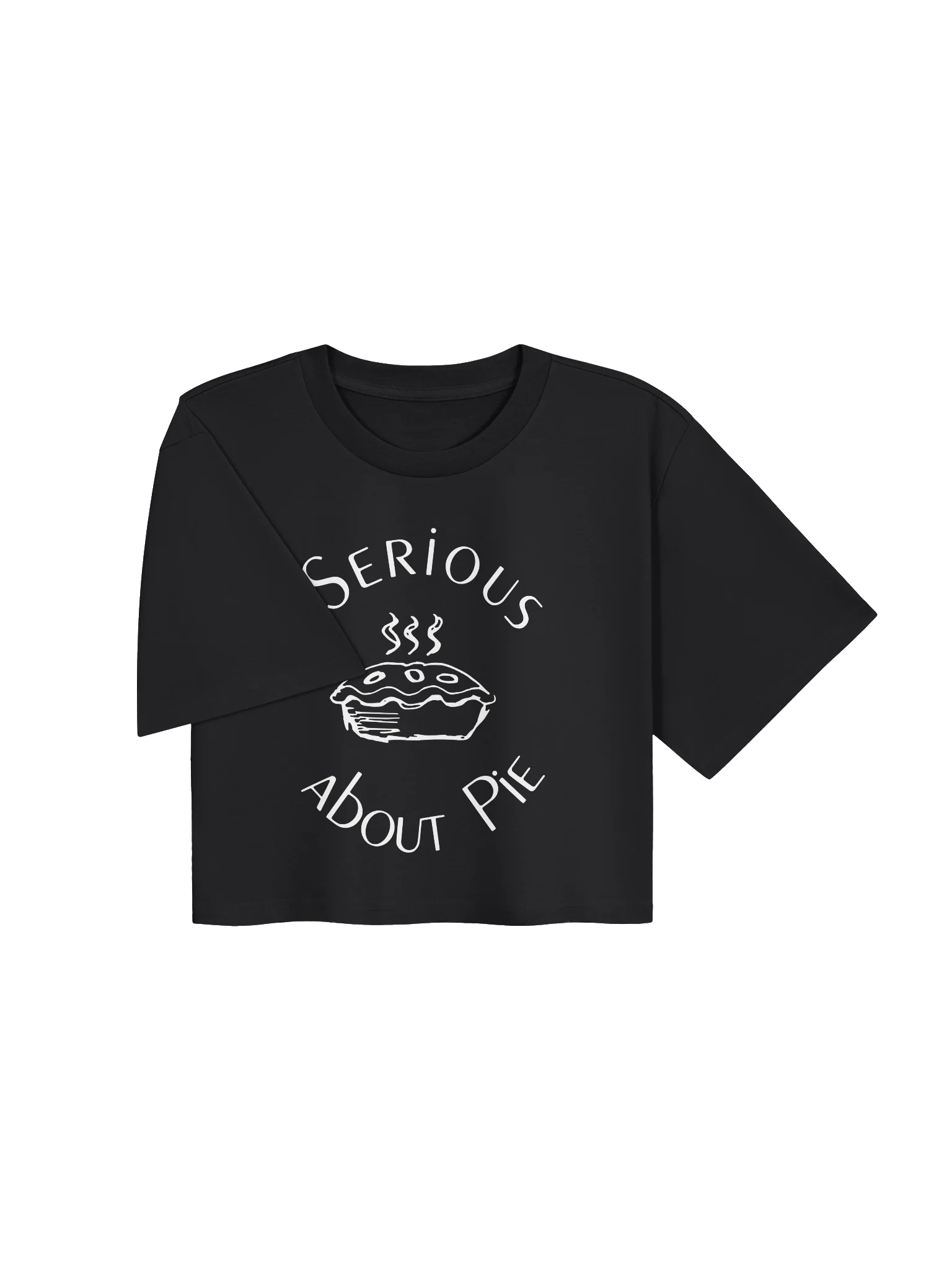 Serious About Pie Crop Top, Dark product image (3)