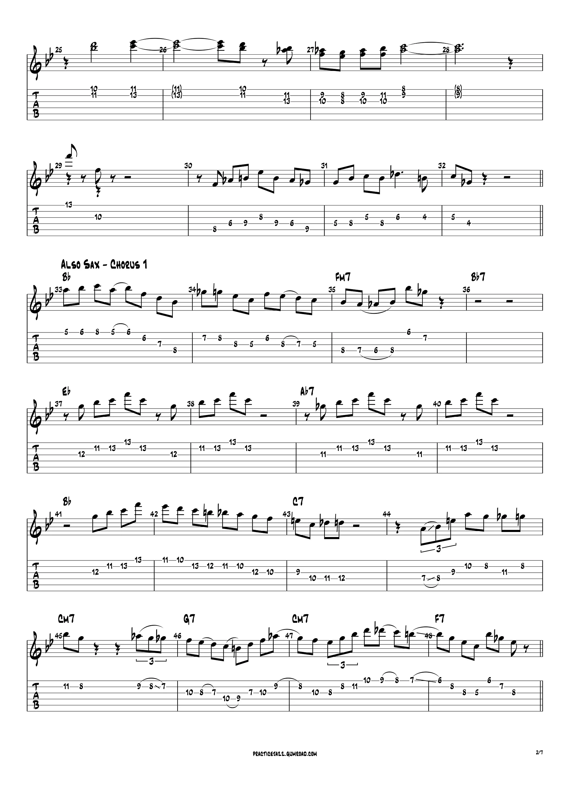 (Free Transcription) Ko Ko - Charlie Parker 1956, The Charlie Parker Story product image (3)