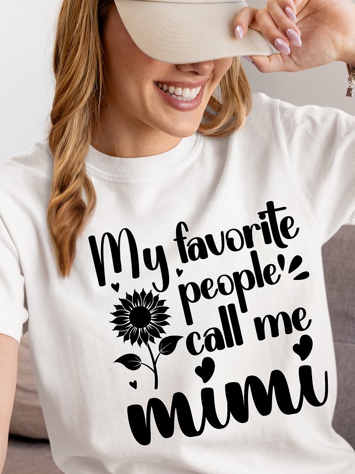 My Favorite People Call Me MIMI, Grandma Comfort Colors T-shirt product image (19)