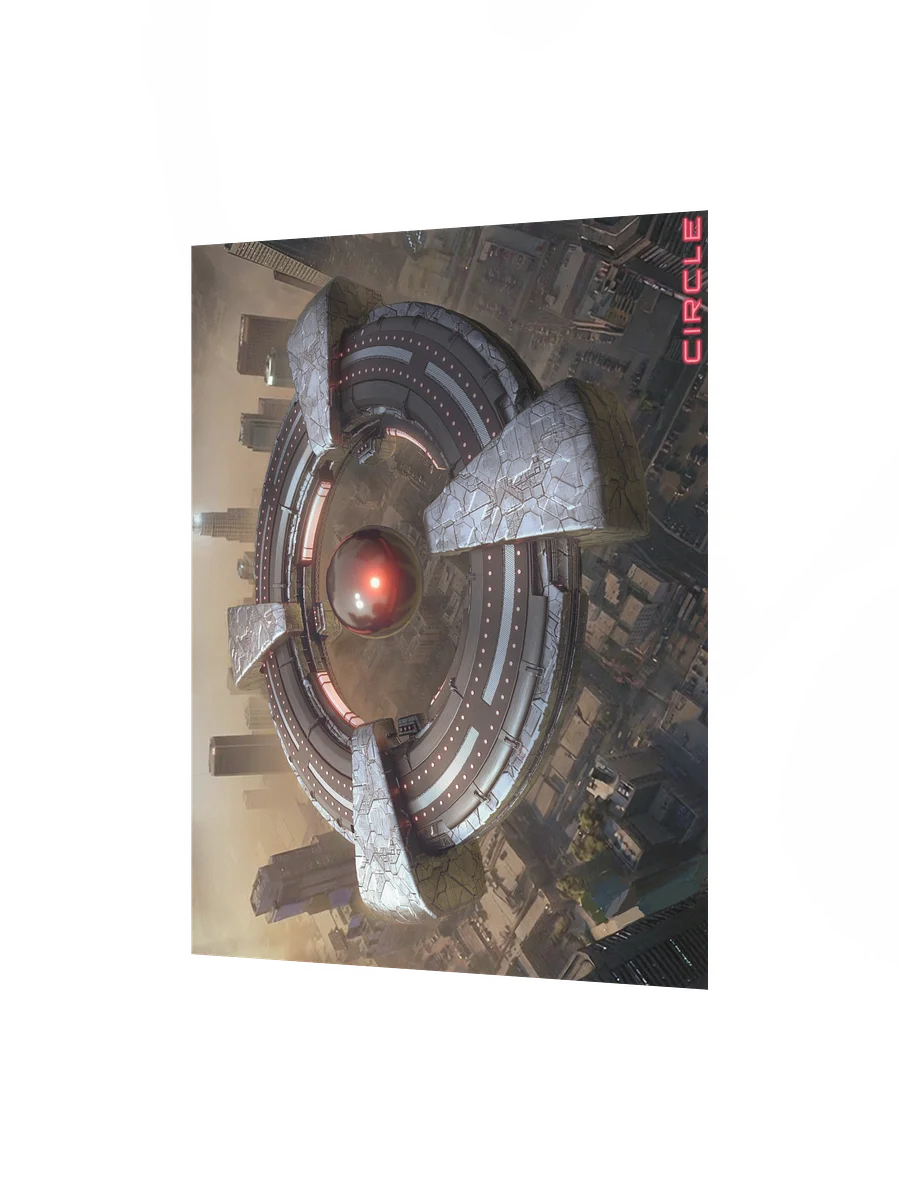CIRCLE: "Alien Ship" 3D Key Shot (Top View) product image (2)