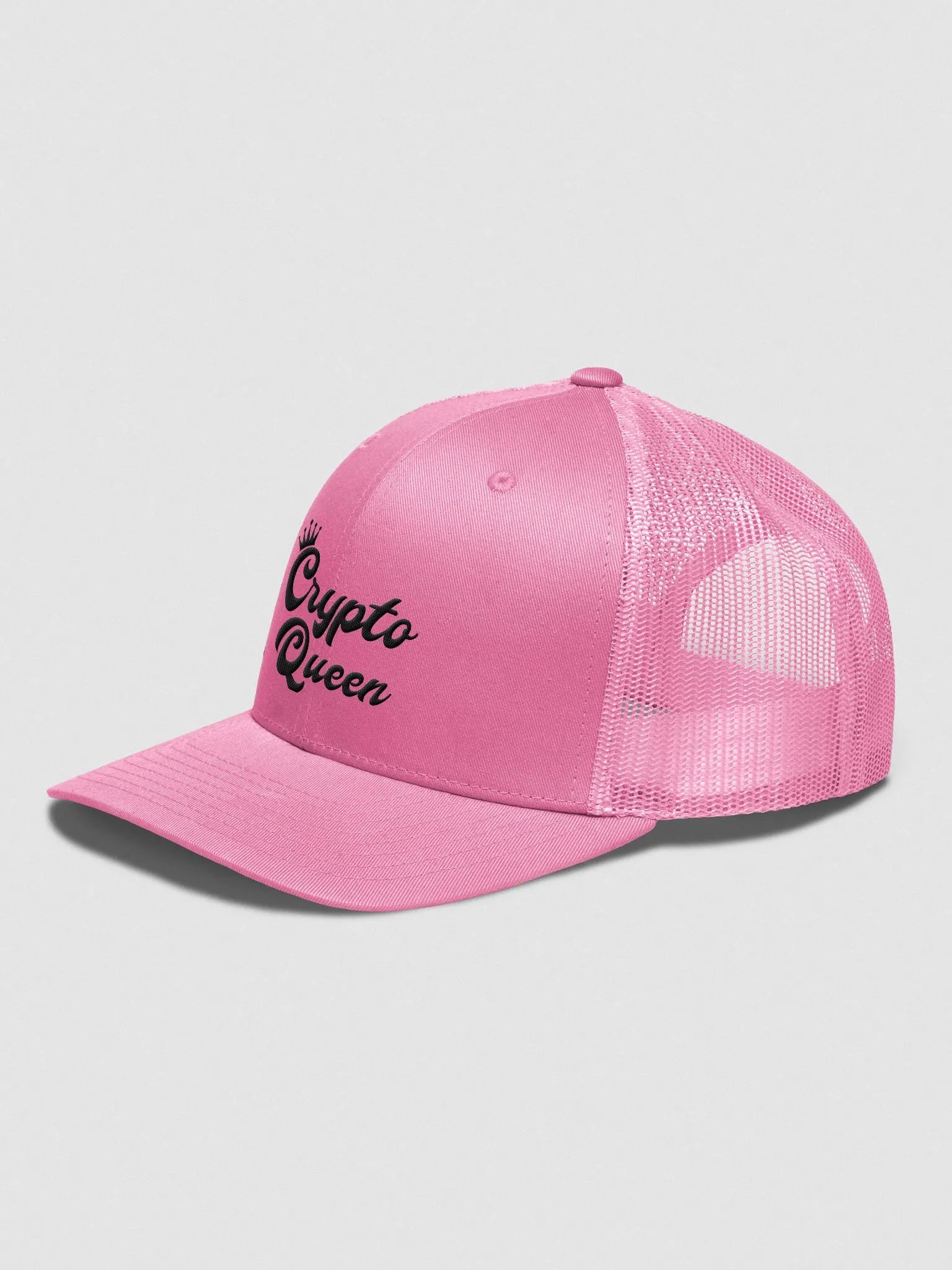Retro Vibes Trucker Hat: Crypto Queen product image (4)