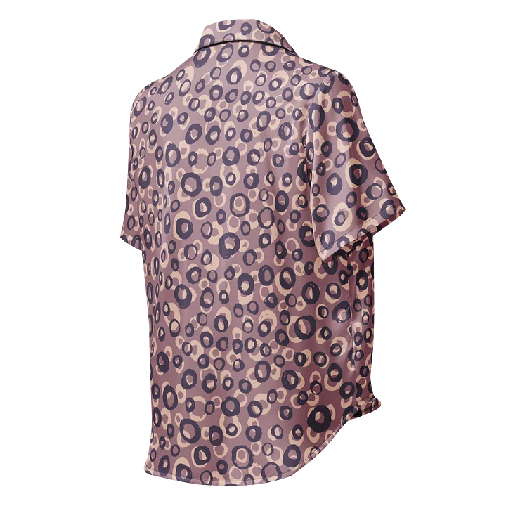 Comfortable Silky Pajama Top with Bold Dreamy Circles Print product image (3)