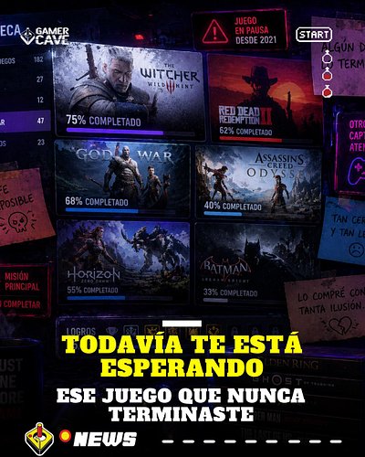 Seamos honestos… 😅

Todos tenemos ese juego.

Ese que compramos con toda la emoción del mundo.

Ese que empezamos jurando que...