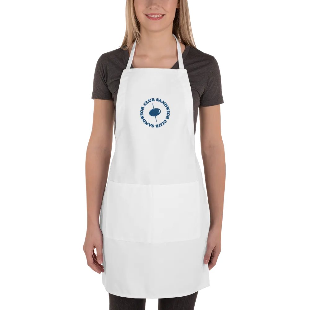 Club Sandwich Club Embroidered Apron product image (3)