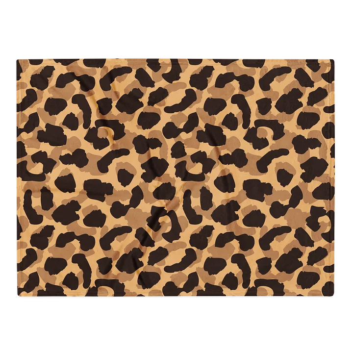 Cozy Throw Decorative Blanket with Bold Leopard Print product image (1)