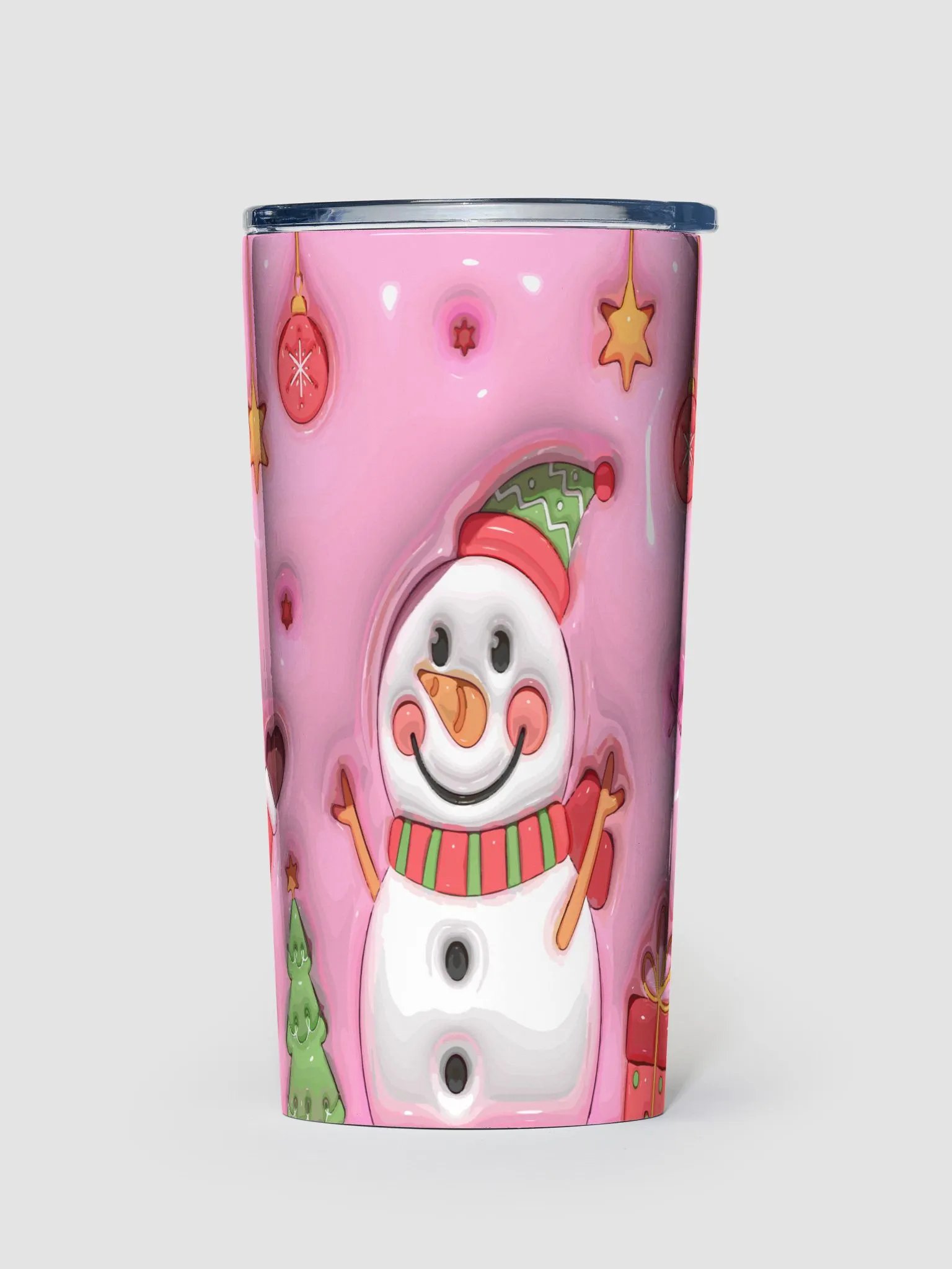 Pinkmallow Christmas Stainless Steel Tumbler product image (1)