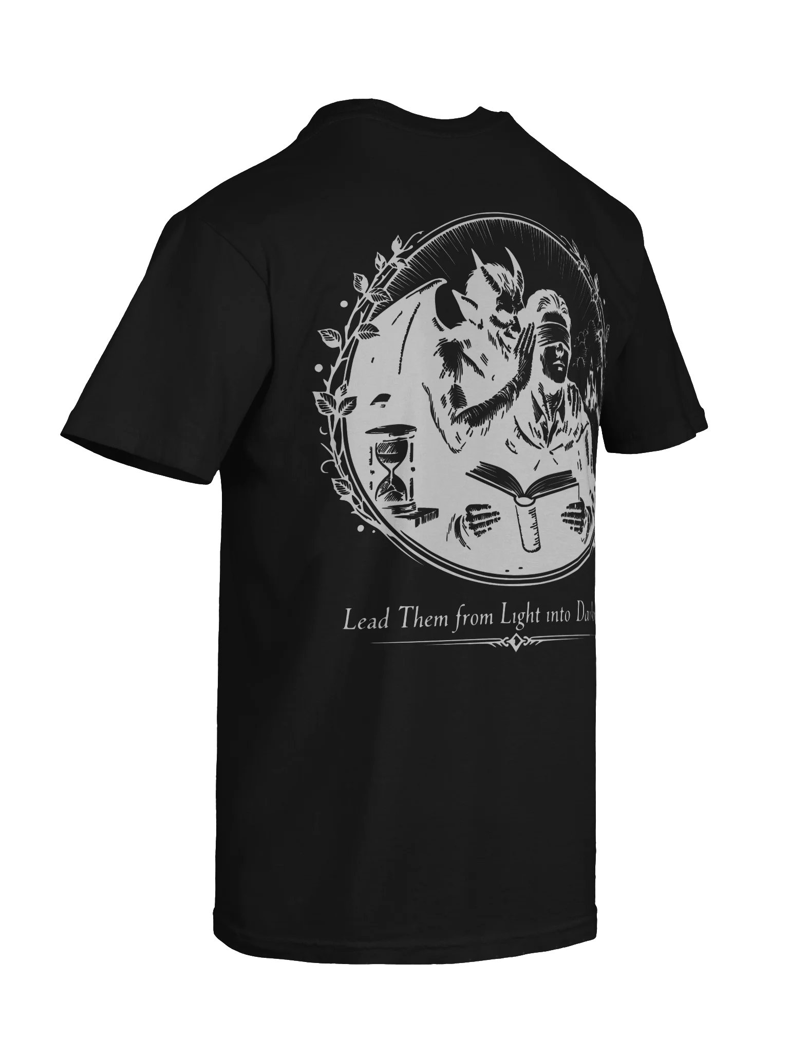 Blinded to the Light (White on Black/Color) (Back) product image (8)