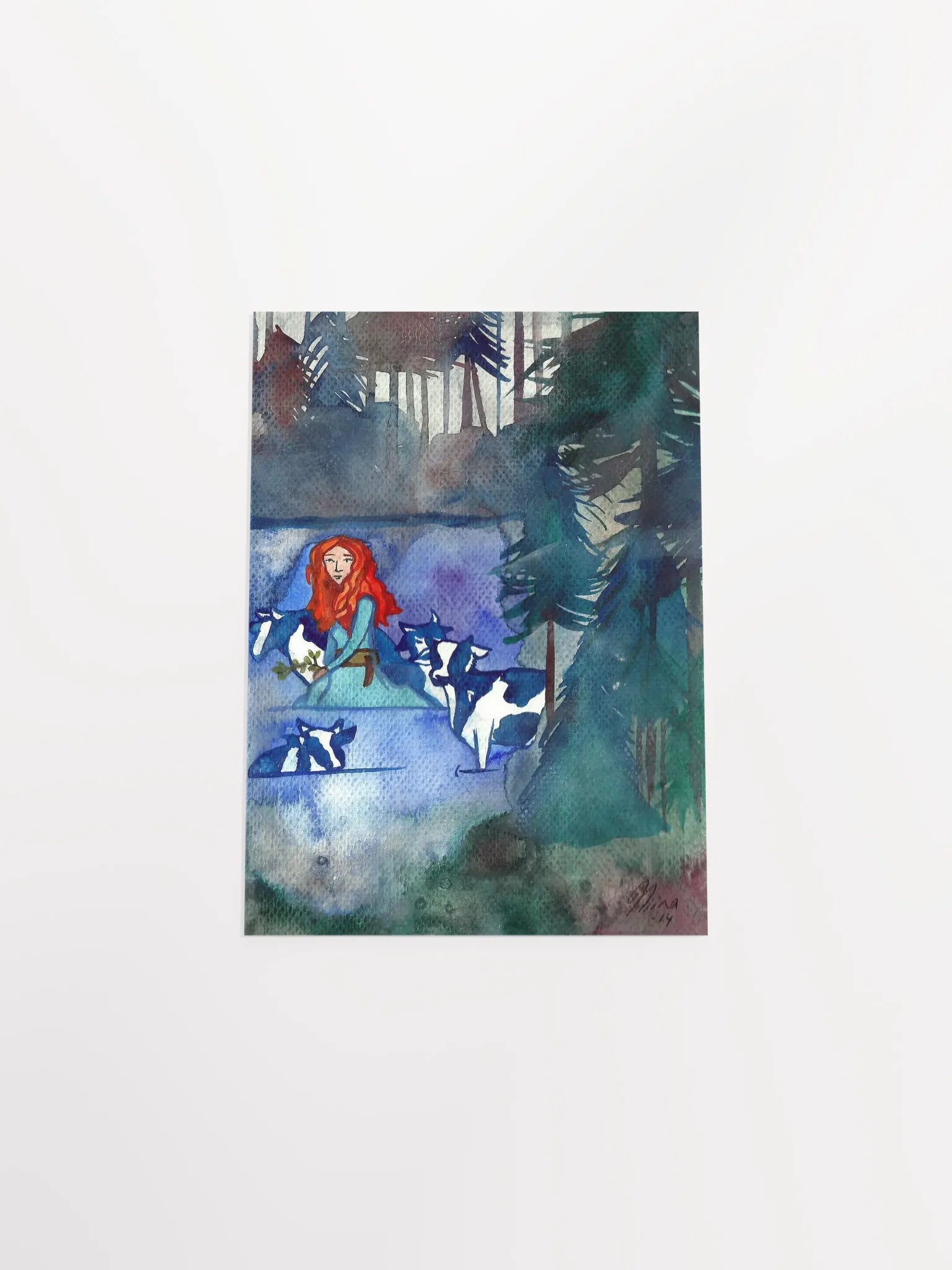 Vellamo And The Magic Cows Art Print product image (4)