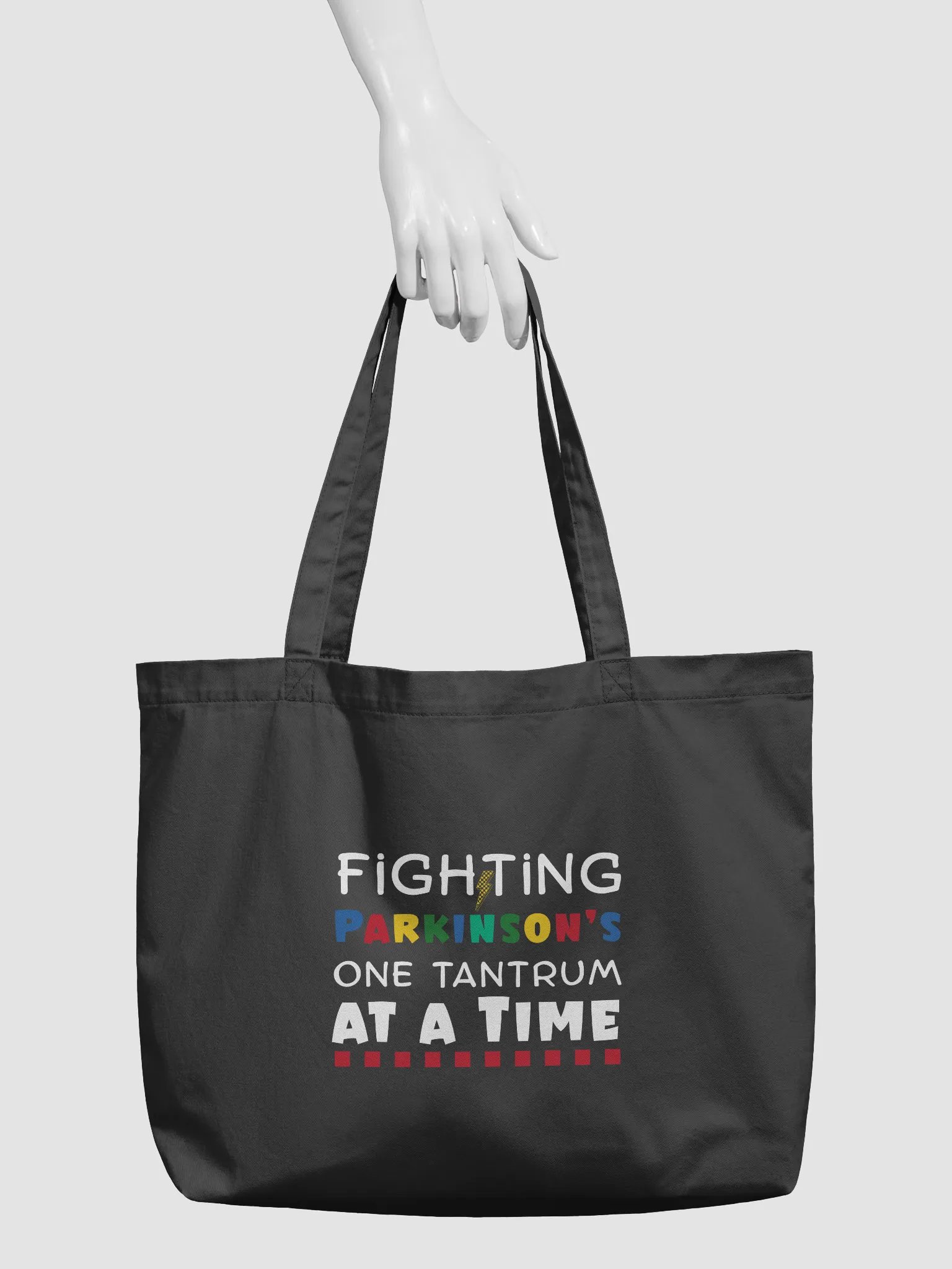 Fighting Parkinson’s One Tantrum at a Time. Eco Tote Bag product image (4)
