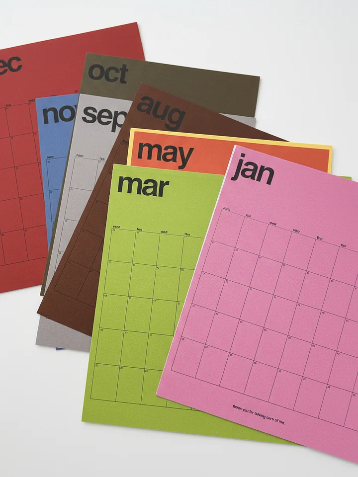 2026 Calendar product image (2)
