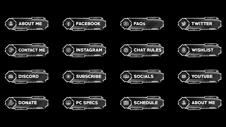 Metallic Twitch Panels product image (2)